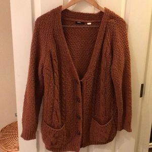 Oversized chunky cardigan